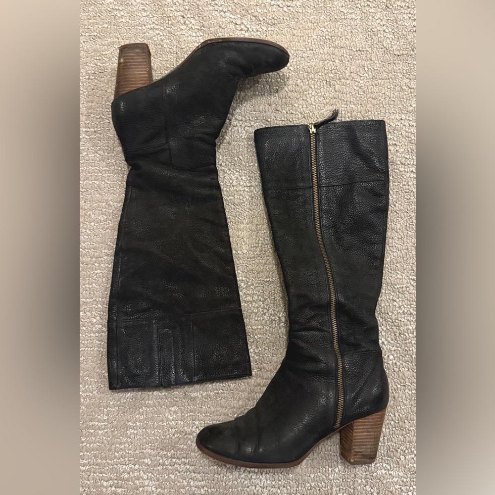 Cole Haan Black Boots with Block Heel